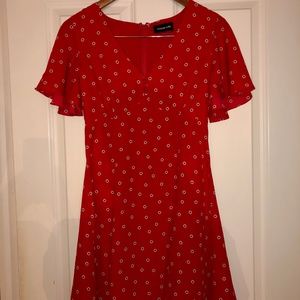 Sugar + Lips Adorable Red Dress